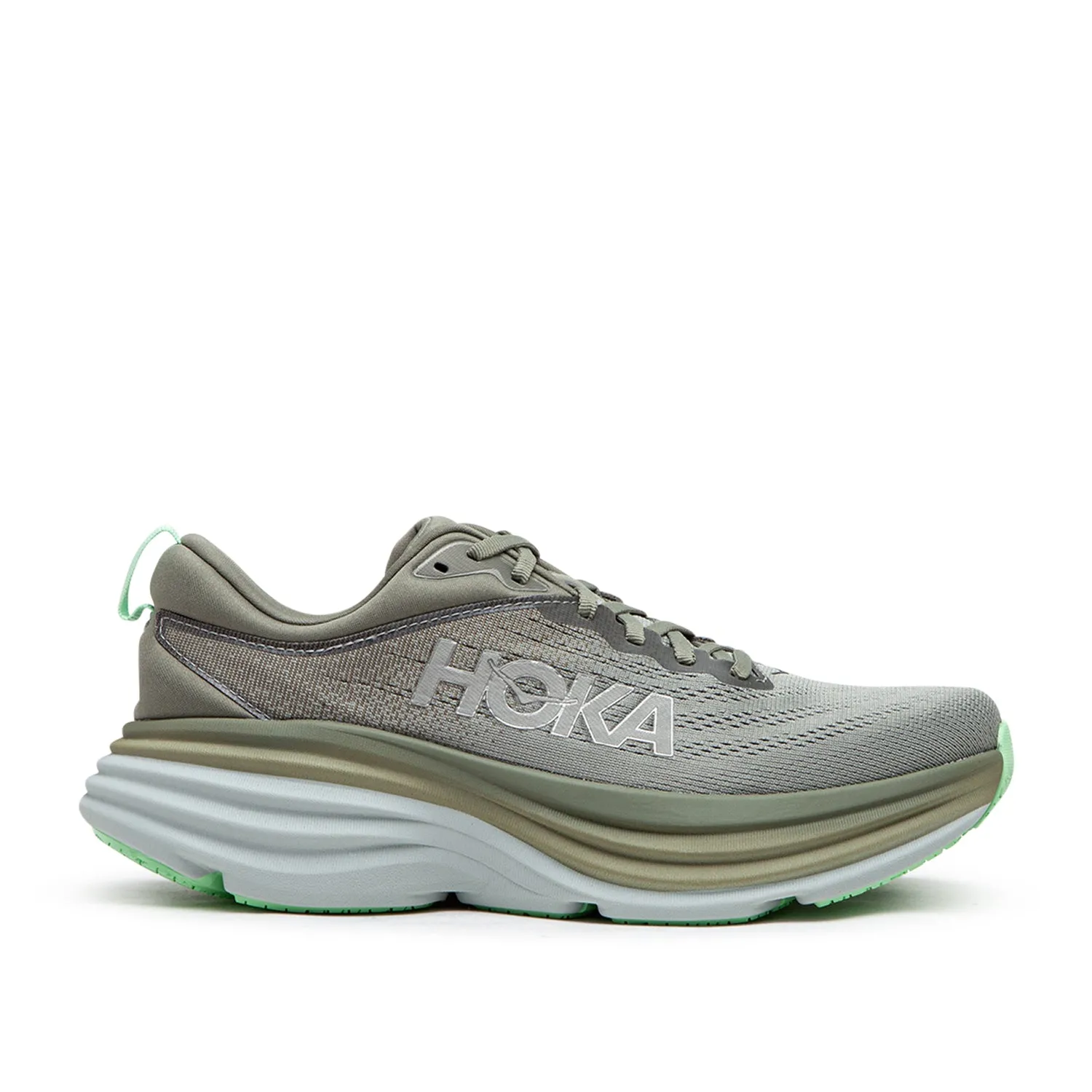 HOKA Bondi 8 (Olive / Grey)