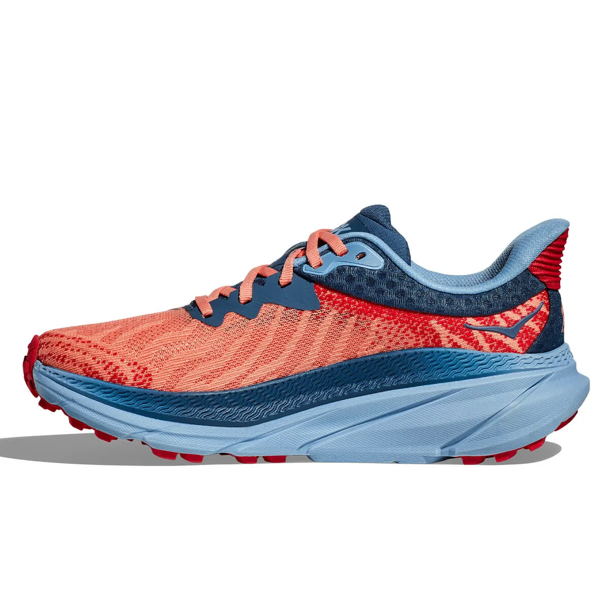 Hoka Challenger 7 Womens | Papaya / Real Teal