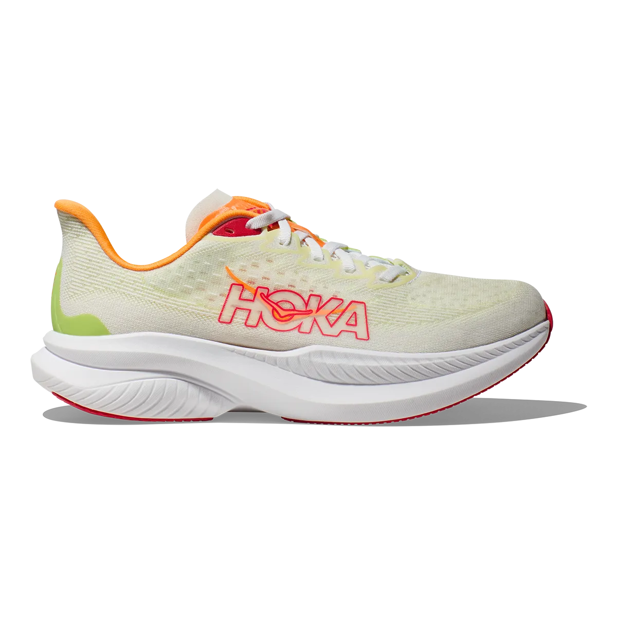 Hoka Mach 6 - White - Lettuce