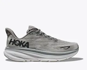 Hoka Men’s Clifton 9 Lightweight Running Shoe ***Wide Width***- Harbor Mist/Black