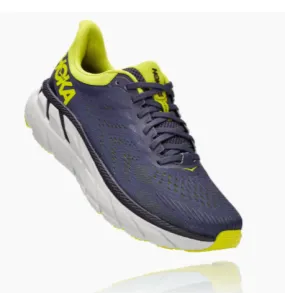 Hoka Mens Clifton 7- Grey/Primrose