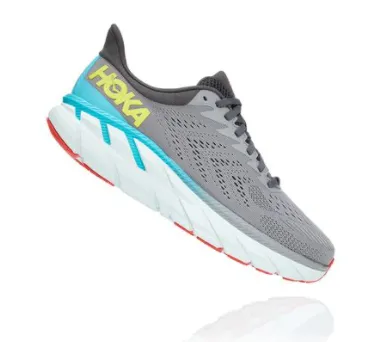 Hoka Mens Clifton 7- Wild Dove/ Dark Shadow