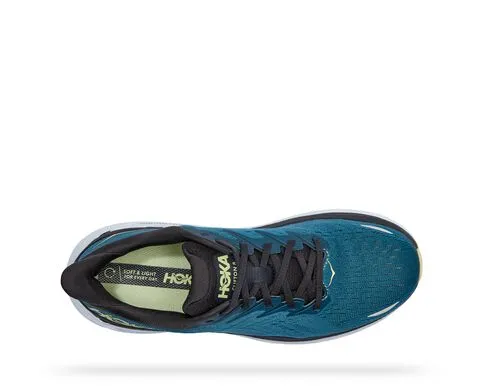 Hoka Mens Clifton 8 Lightweight Running Shoe- Blue Coral/Butterfly