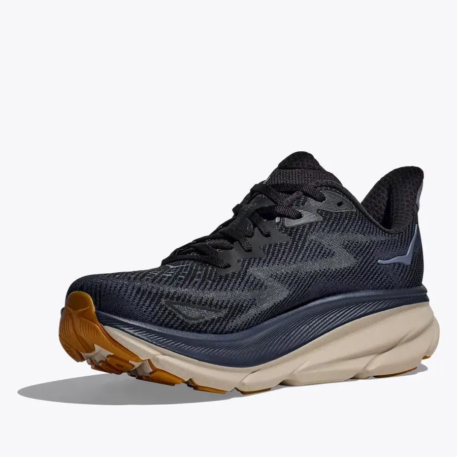 Hoka Men's Clifton 9 Running Shoes Black / Varsity Navy