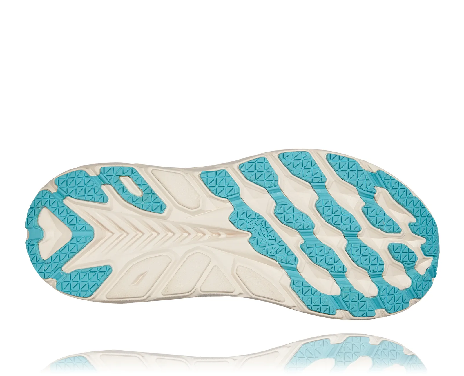 Hoka One One Womens Clifton 8 ***Wide Width***- Aquarelle/Eggshell Blue