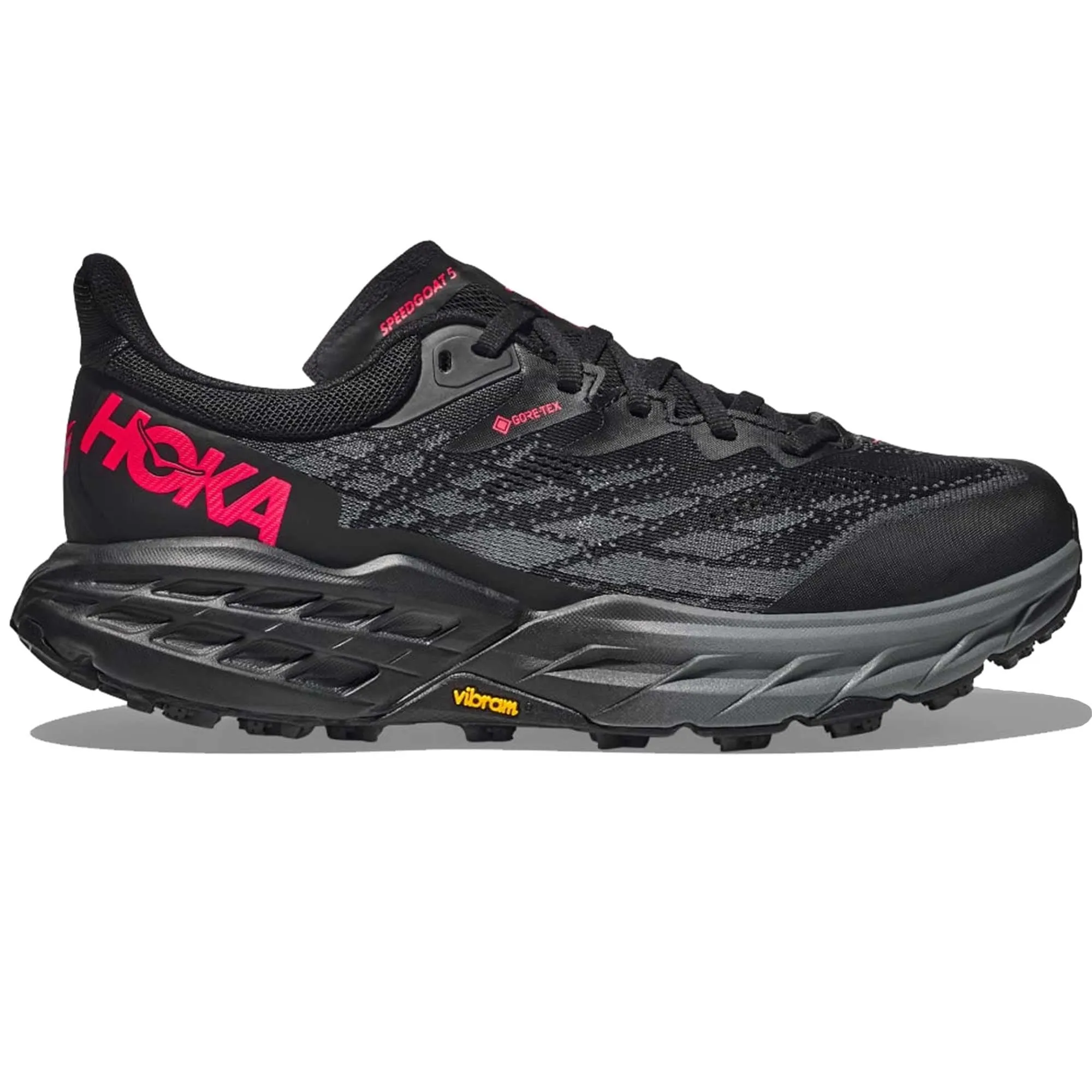 Hoka  Speedgoat 5 Gore-Tex Womens Waterproof Trail Running Shoes Black/Black