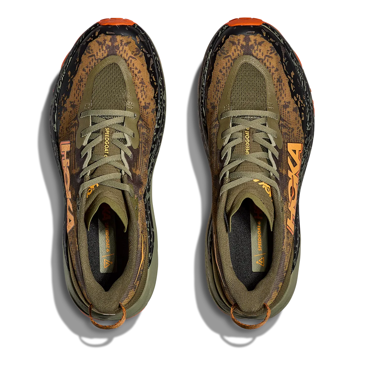 Hoka Speedgoat 6 - Antique Olive - Squash