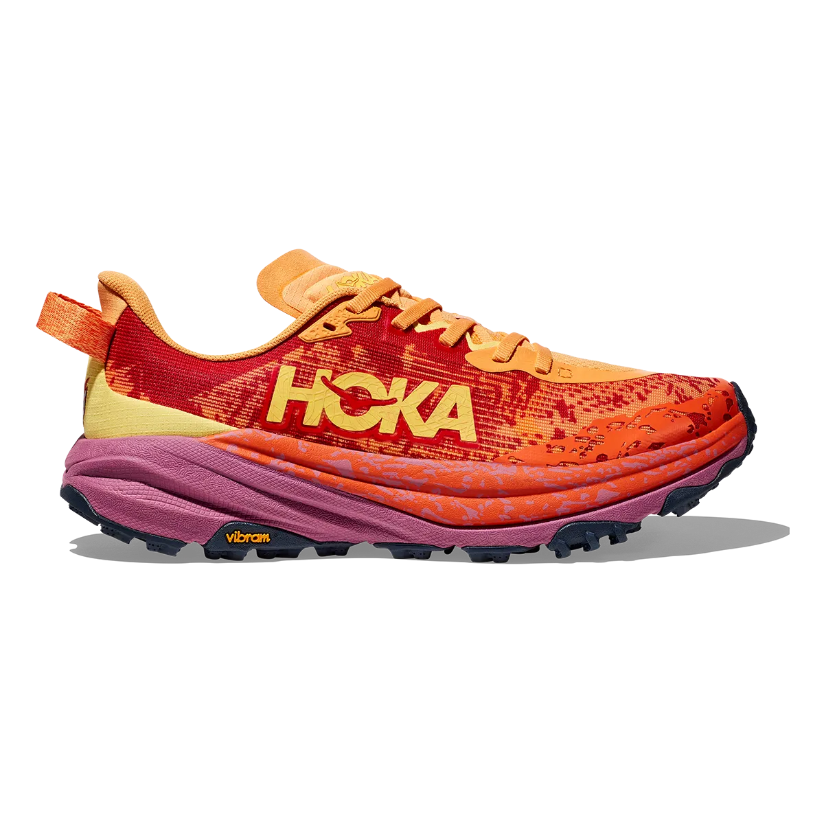 Hoka Speedgoat 6 - Sherbet - Beet Root