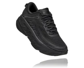 Hoka Womens Bondi 7 ** Medium Width**- Black/Black