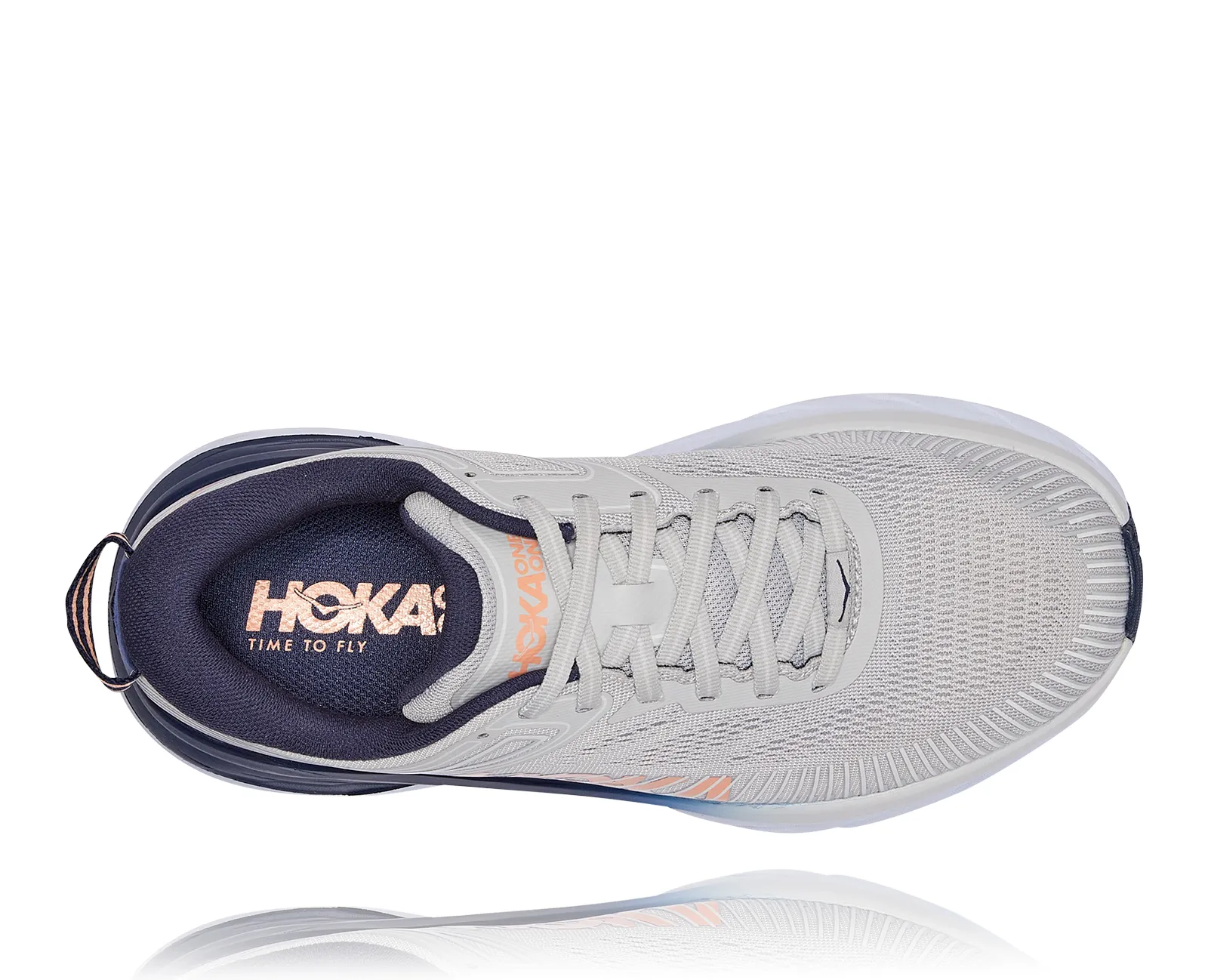 Hoka Womens Bondi 7- Lunar Rock/ Black Iris