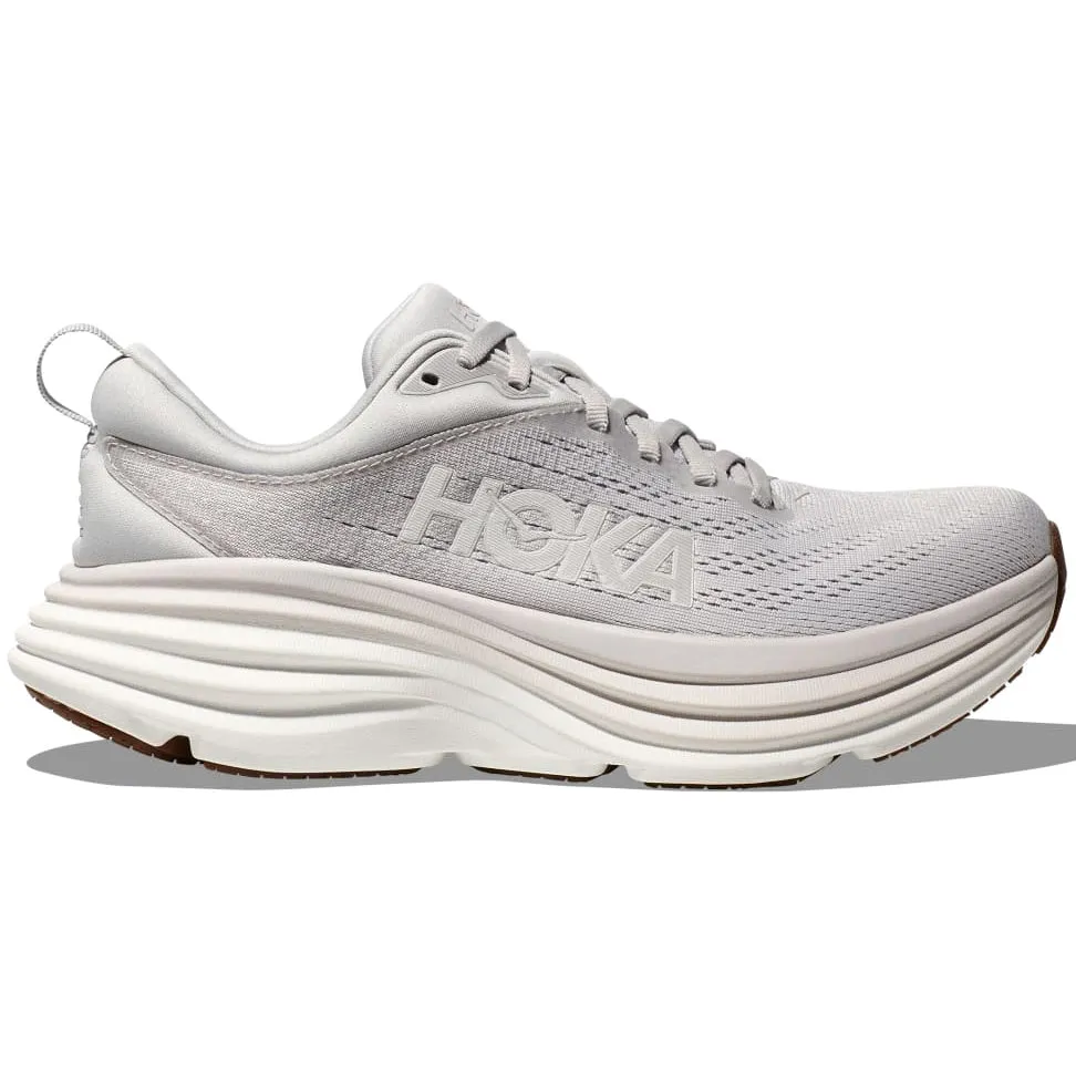 Hoka Women's Bondi 8 Running Shoes Lunar Rock / Nimbus Cloud