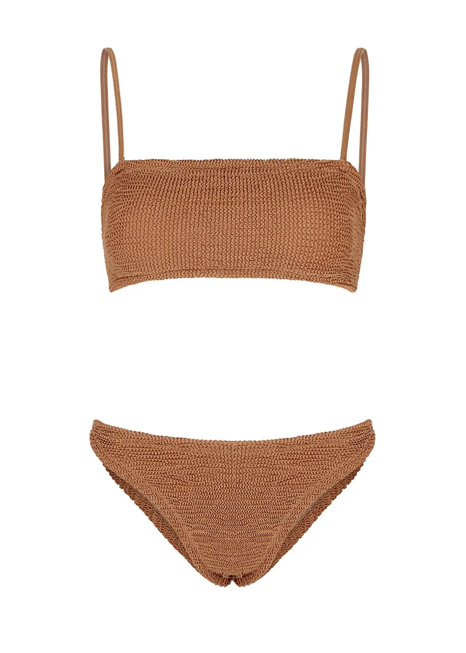 HUNZA G Gigi seersucker bikini -                         -                     -                