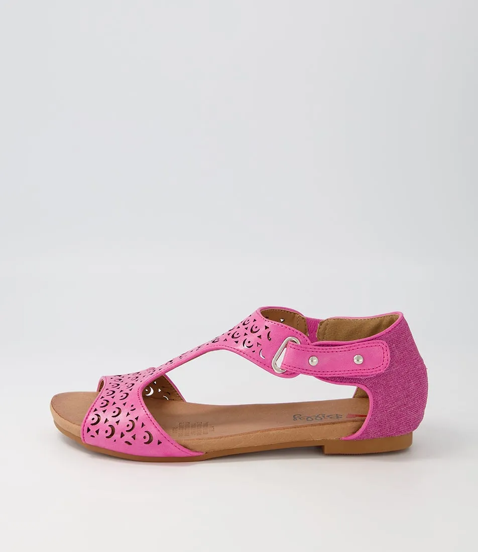 I LOVE BILLY Raff Fuchsia Mix Sandals