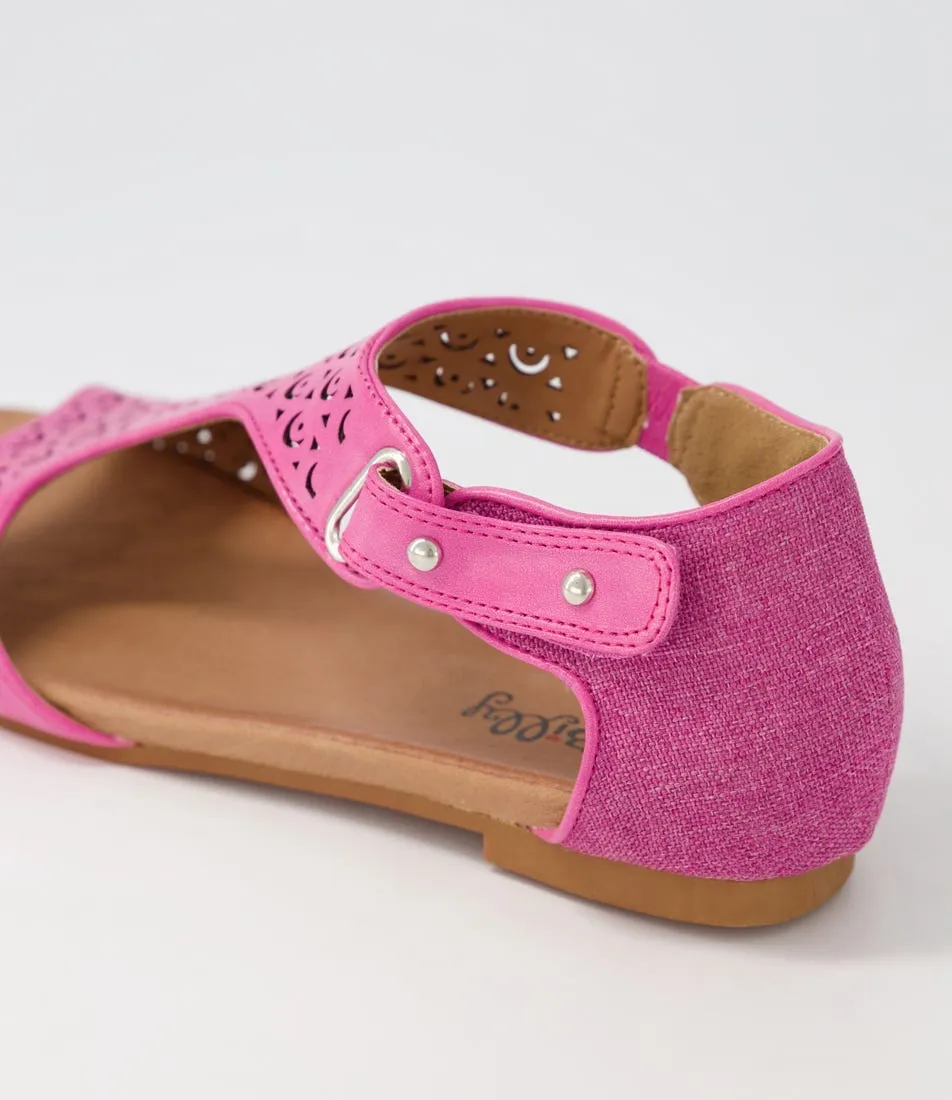 I LOVE BILLY Raff Fuchsia Mix Sandals