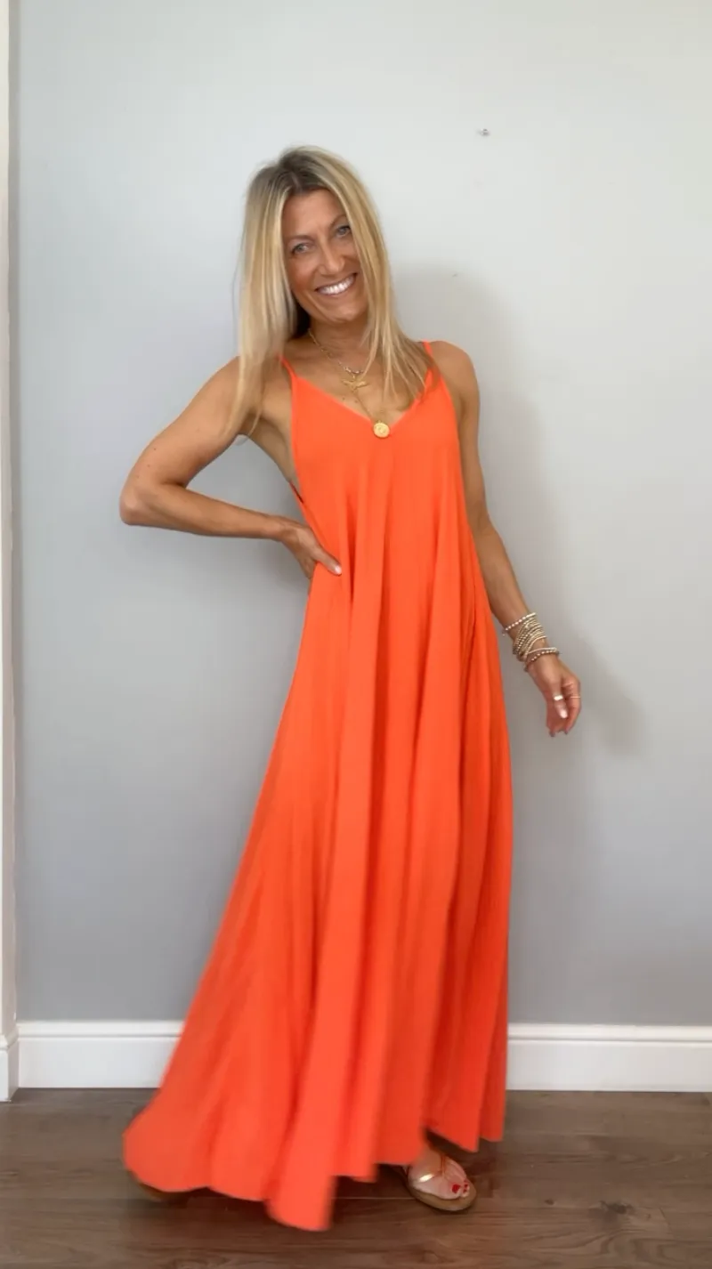 Kira Dress Orange