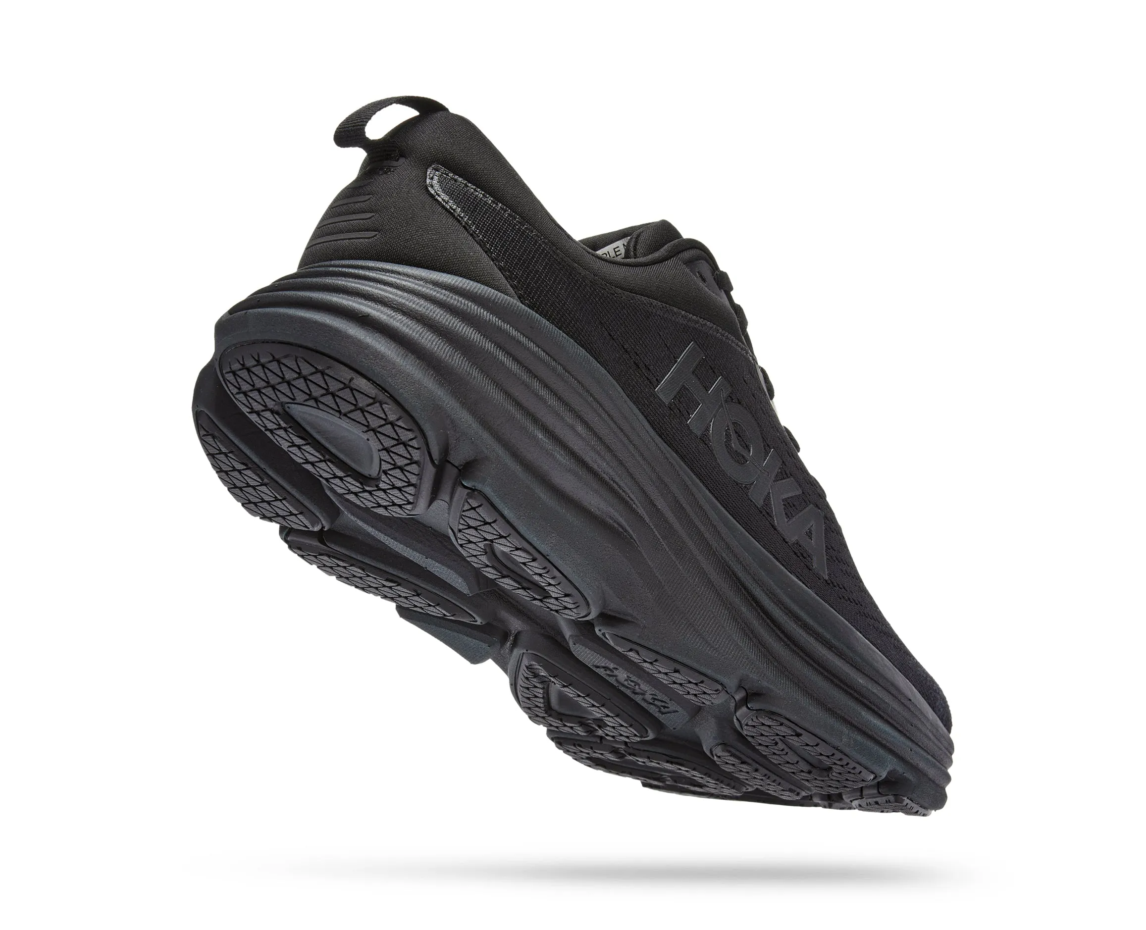 Men's Hoka Bondi 8 Color: Black/ Black (EXTRA WIDE WIDTH)