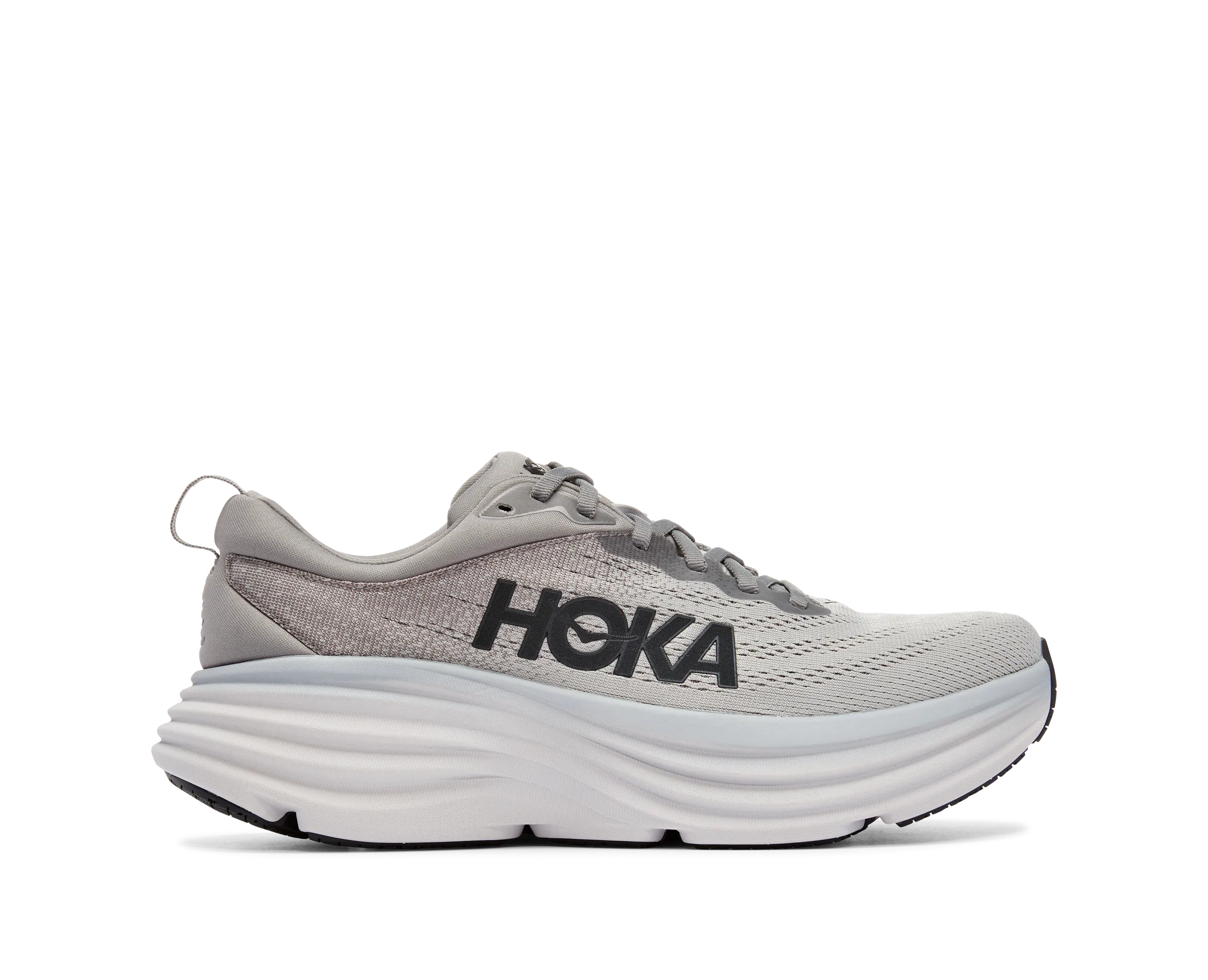 Men's Hoka Bondi 8 Color: Sharkskin / Harbor Mist