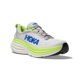 Men's Hoka Bondi 8 Color: Stardust/ Lettuce (WIDE WIDTH)