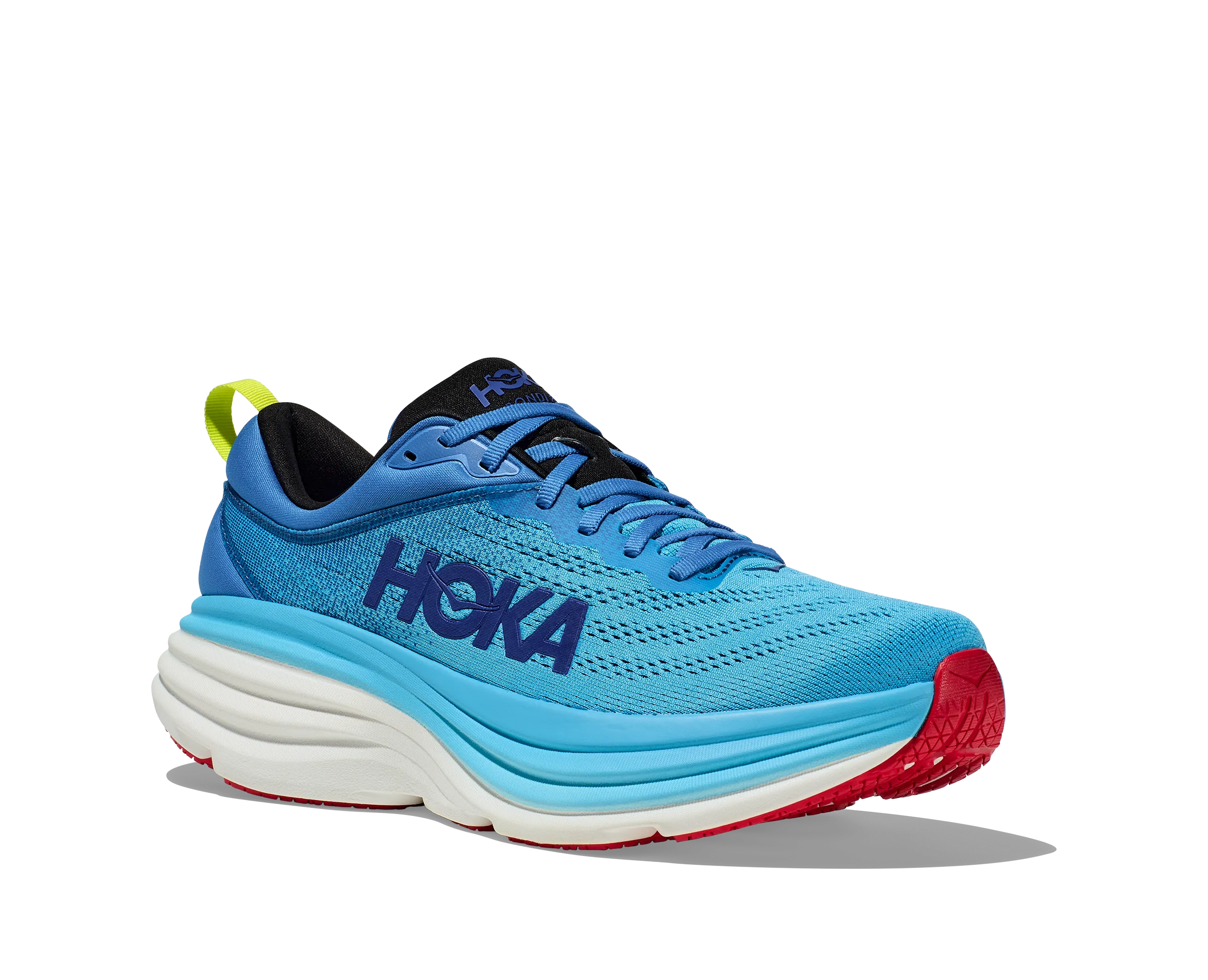 Men's Hoka Bondi 8 Color: Virtual Blue / Swim Day