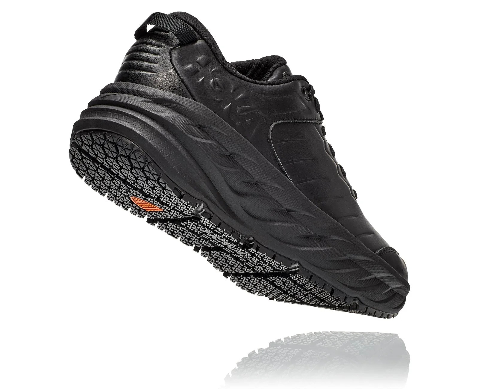 Men's Hoka Bondi SR Color: Black / Black (WIDE WIDTH)