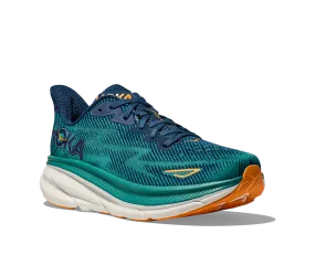 Men's Hoka Clifton 9 Color: Midnight /Oceanic