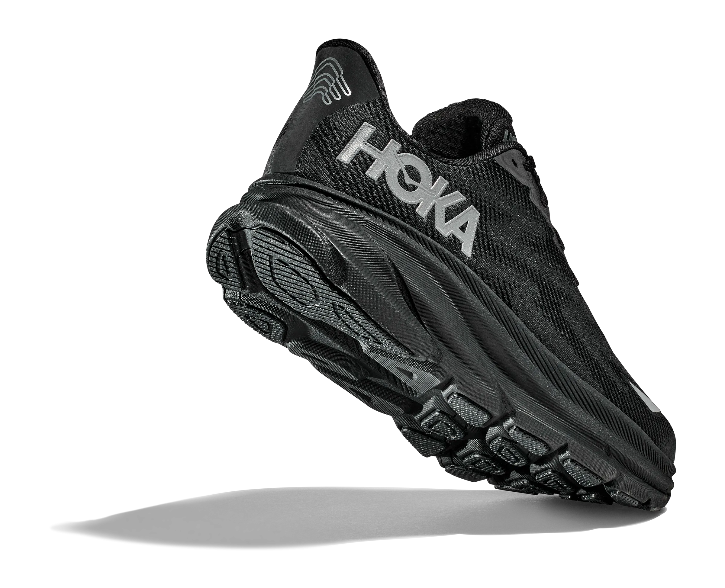 Men's Hoka Clifton 9 GTX Color: Black/ Black