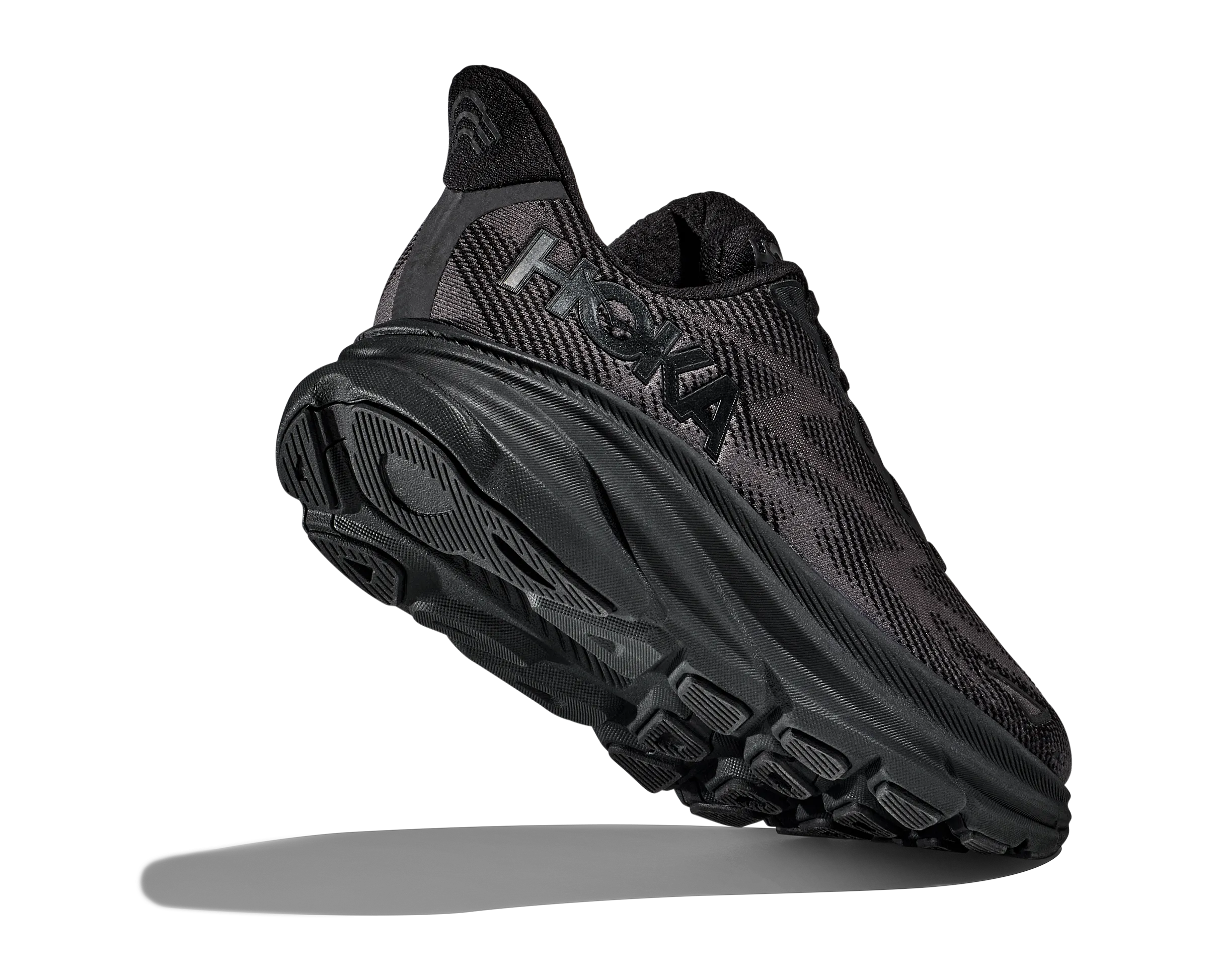 Men's Hoka One One Clifton 9 Color: Black / Black