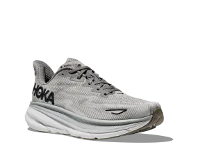 Men's Hoka One One Clifton 9 Color: Harbor Mist / Black (WIDE WIDTH)