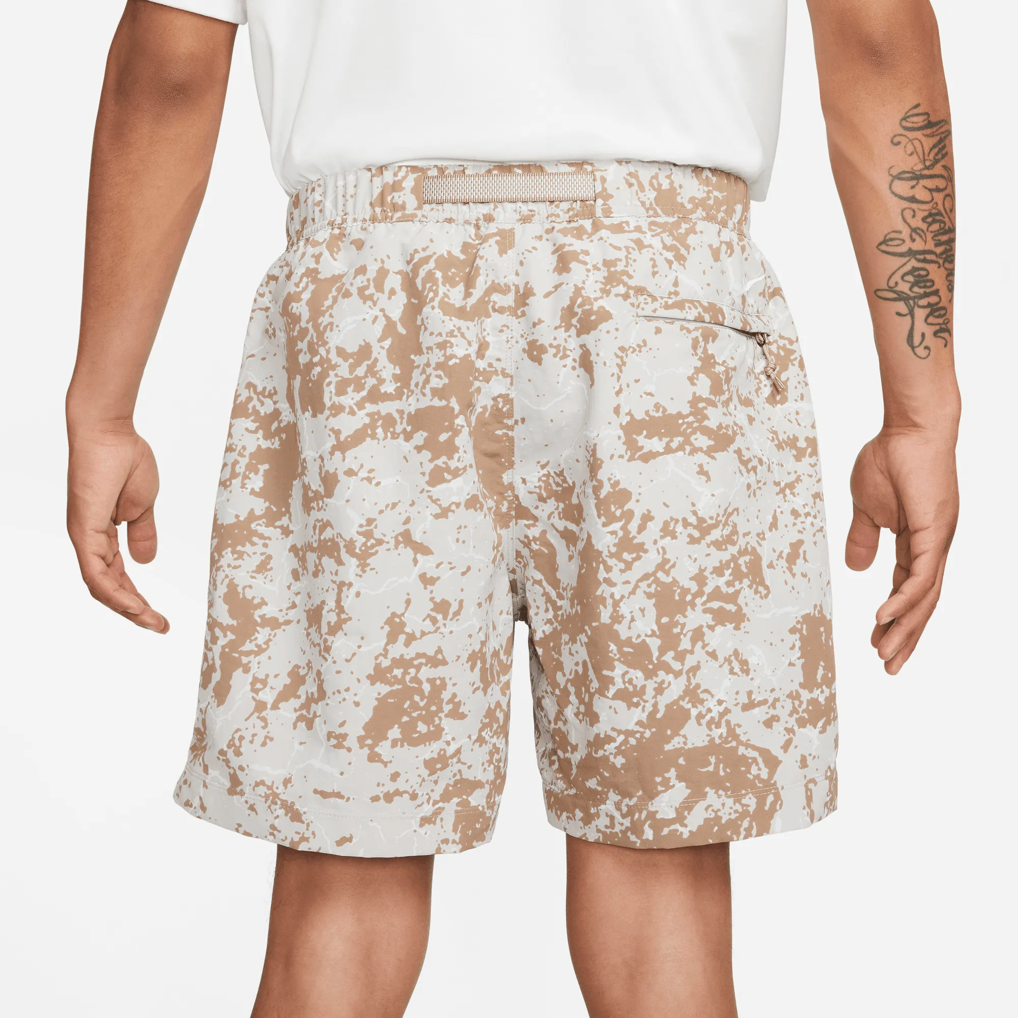 Nike ACG Print Trail Shorts Light Iron Ore