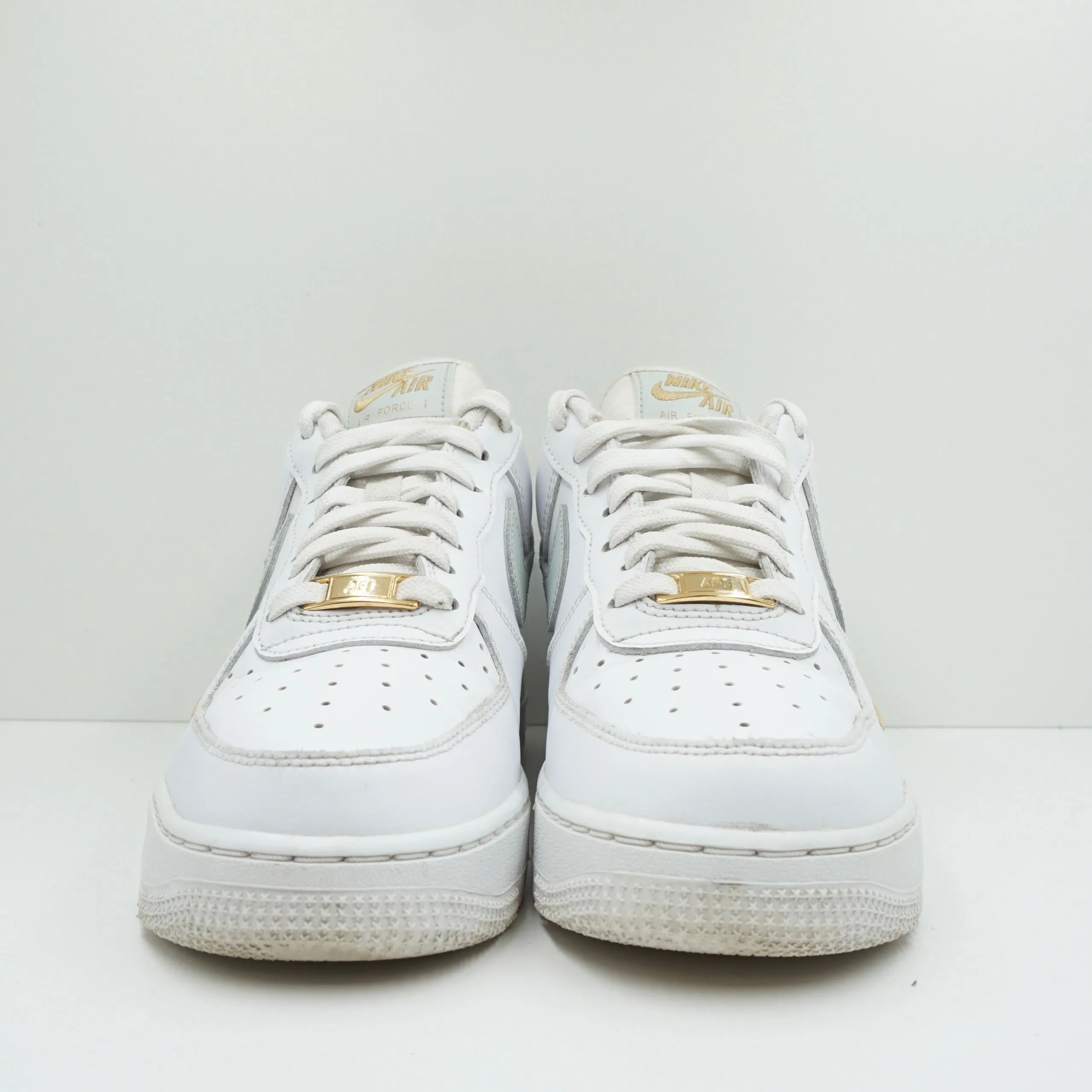 Nike Air Force 1 Low White Grey Gold (W)