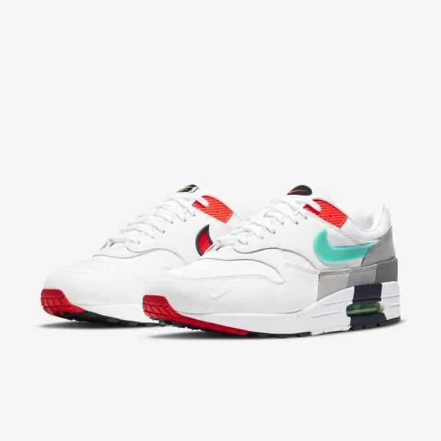 Nike Air Max 1 (Evolution of Icons/ White/ Teal Blue/ Si...