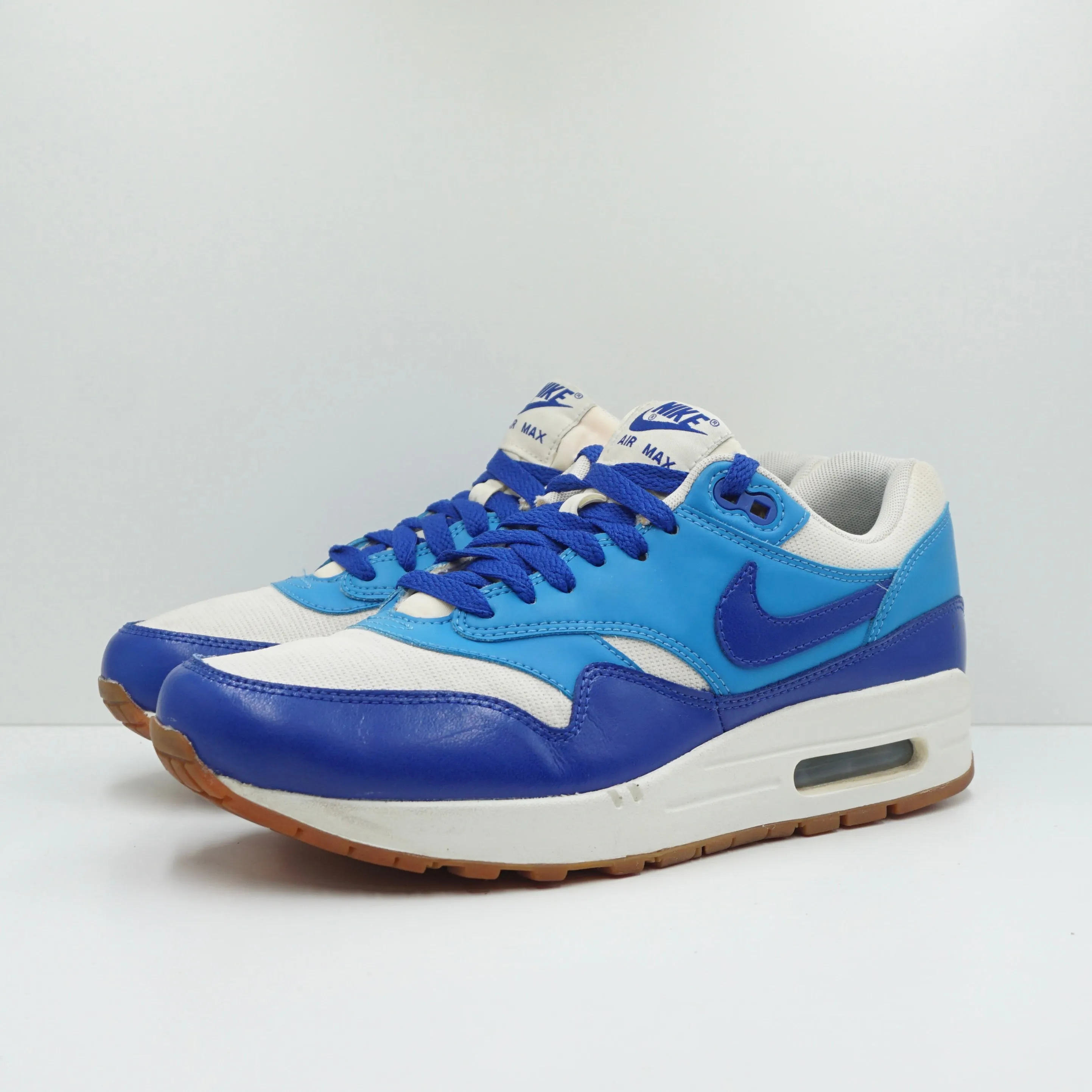 Nike Air Max 1 Vintage Sail Hyper Blue Gum