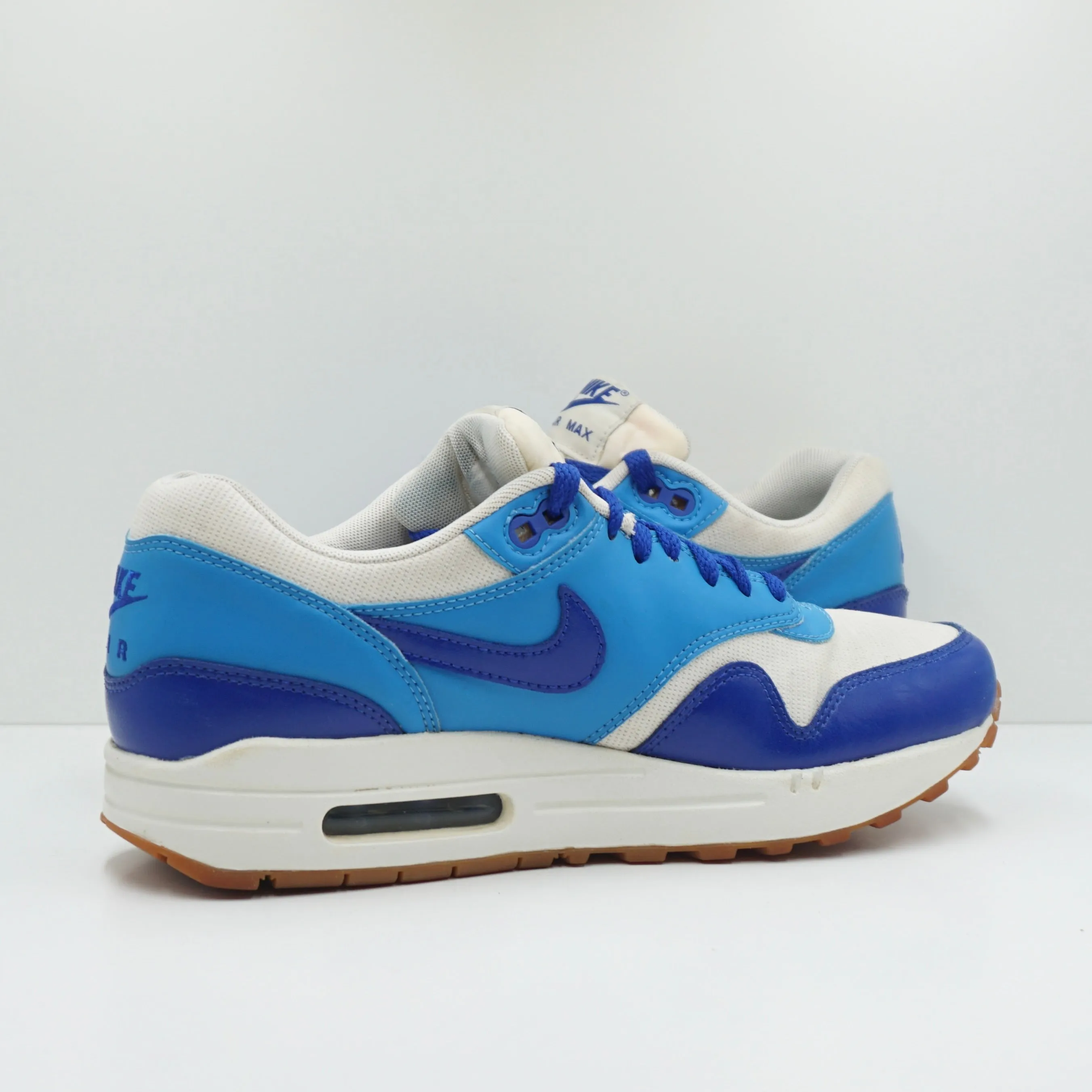 Nike Air Max 1 Vintage Sail Hyper Blue Gum