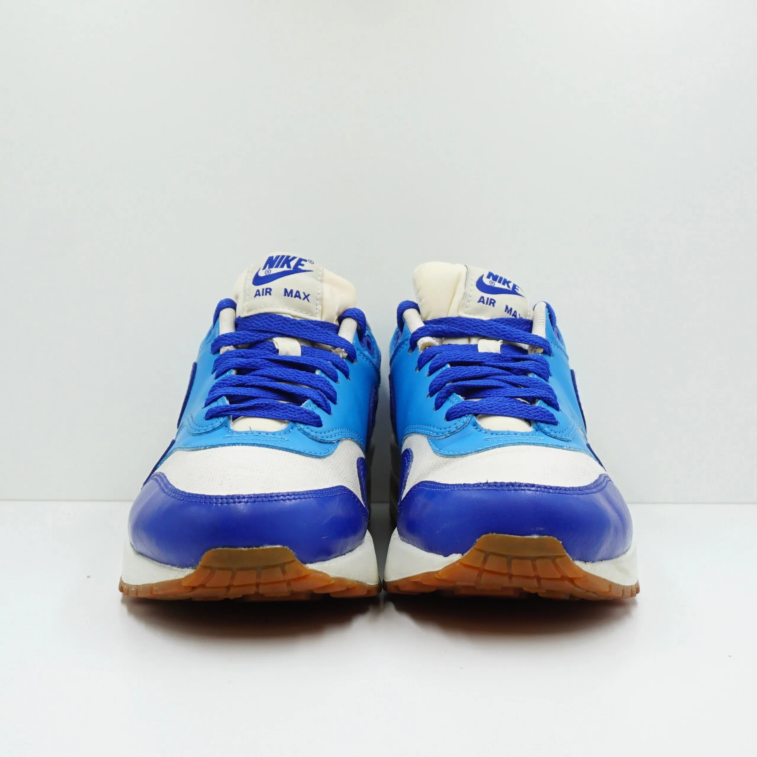 Nike Air Max 1 Vintage Sail Hyper Blue Gum