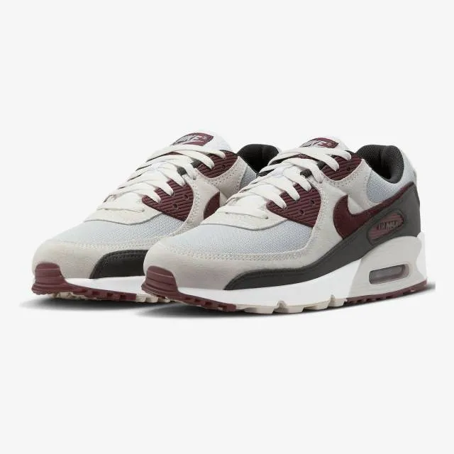 Nike air max 90 (burgundy crush/ wolf grey/ phantom/ black/ burgundy crush) men us 8-13 dq4071-004