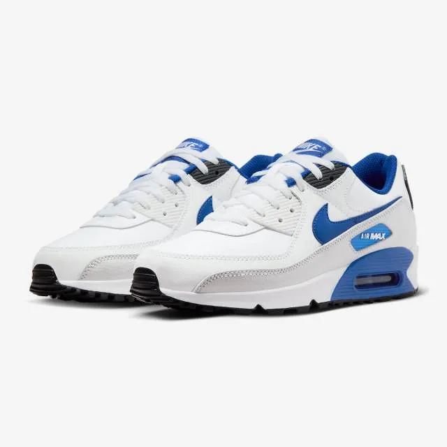 Nike air max 90 (white/ blue/ white/ game royal/ photon dust black) men us 8-13 fn6843-100