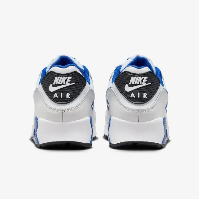 Nike air max 90 (white/ blue/ white/ game royal/ photon dust black) men us 8-13 fn6843-100