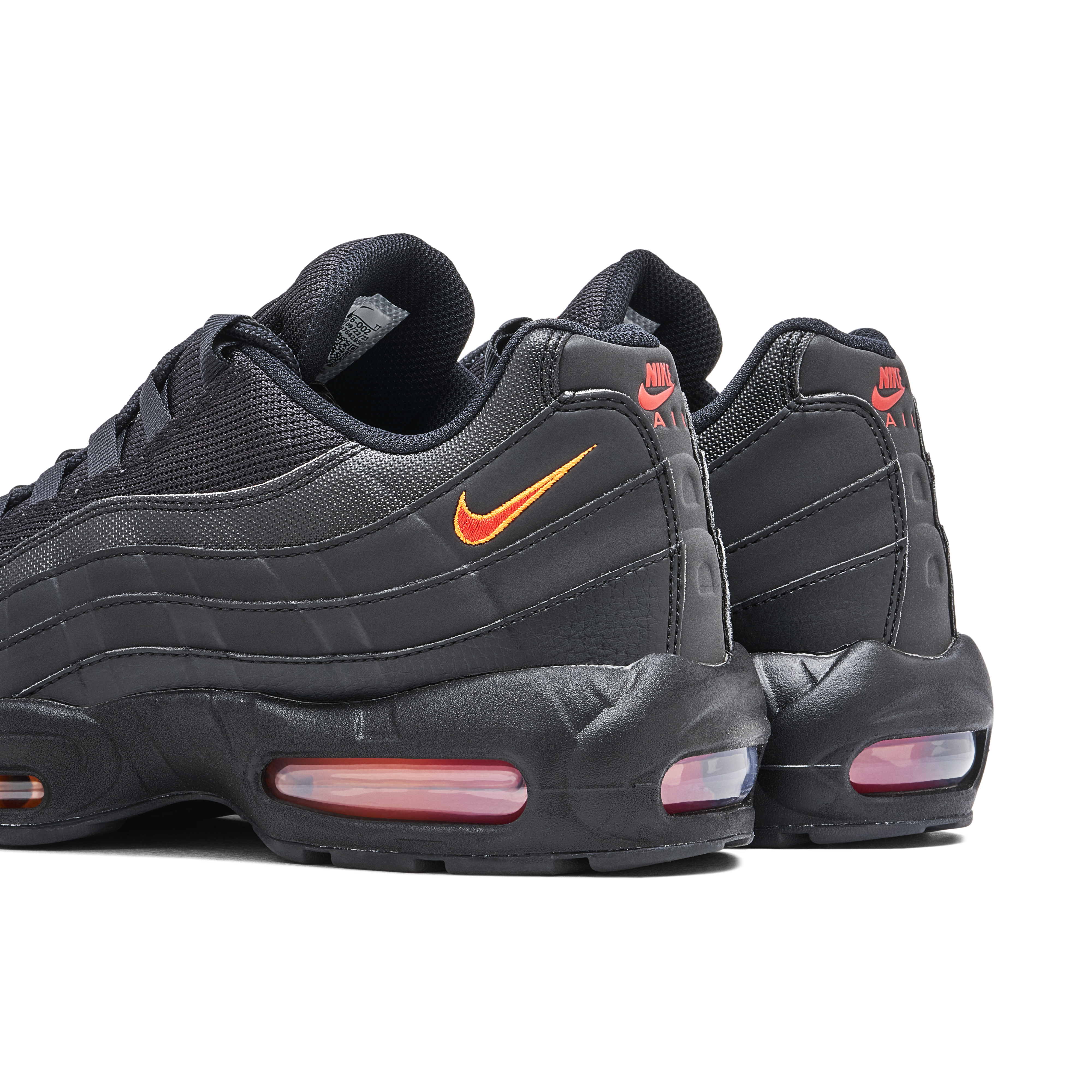 Nike Air Max 95 Black Fiery Orange | FZ4626-002 | Laced