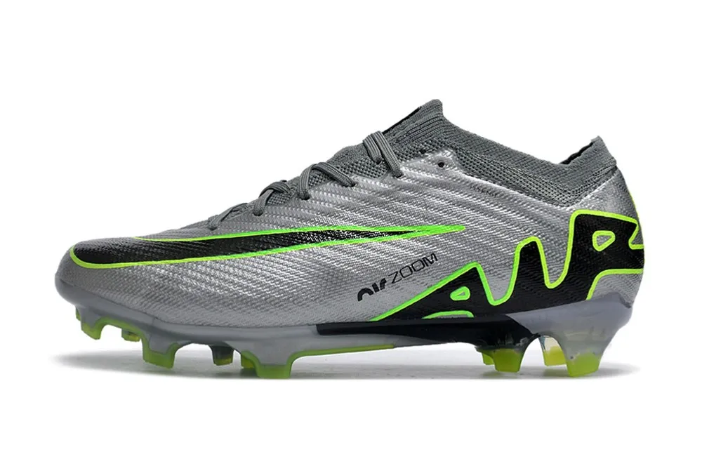 Nike Air Zoom Mercurial Vapor 15 Elite FG Chrome Concept Pack - Chrome Grey/Green/Black