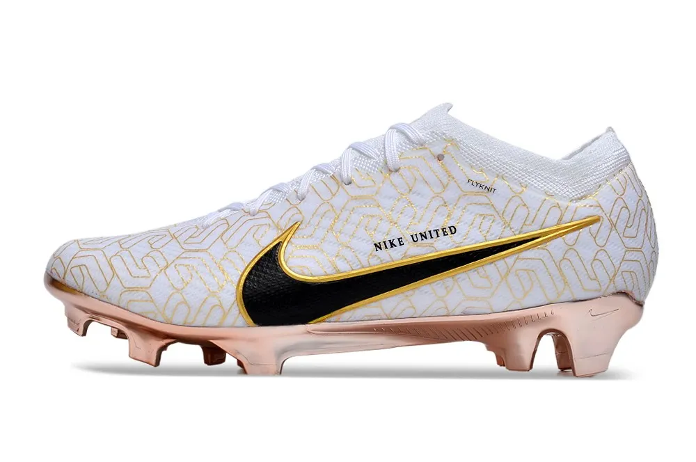 Nike Air Zoom Mercurial Vapor 15 Elite FG United Golden Pack - White/Metallic Gold/Black