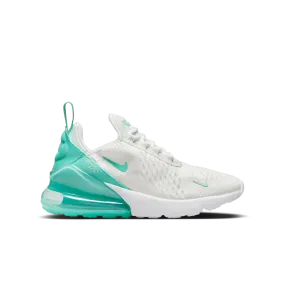 Nike - Boy - GS Air Max 270  - Summit White/Emerald