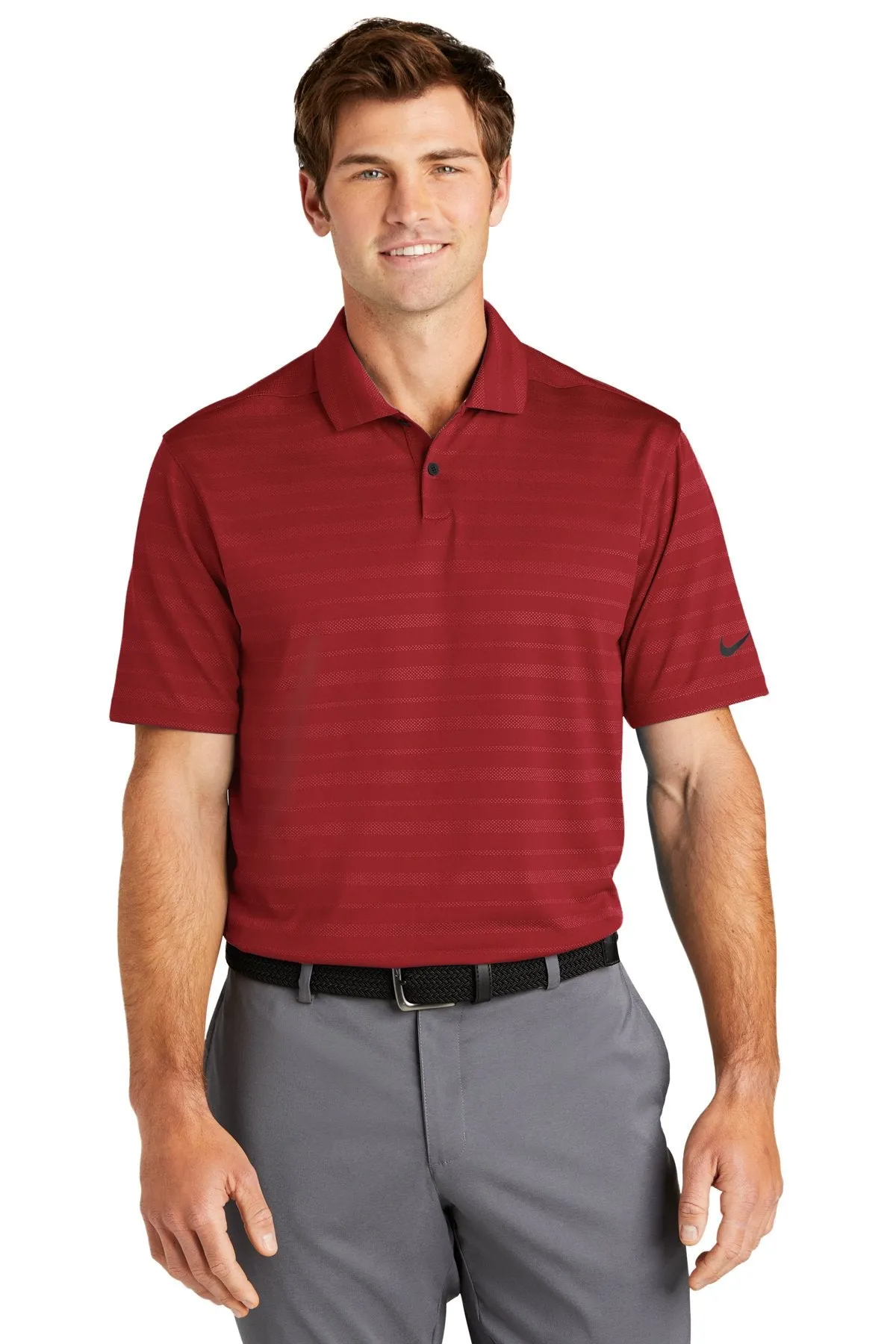 Nike Dri-FIT Vapor Jacquard Polo NKDC2115 Team Red