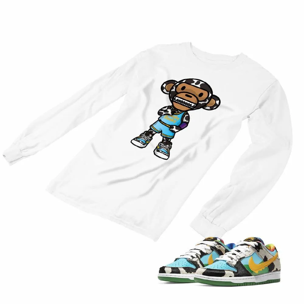 Nike Dunk Ben Jerry’s Matching Custom Designed Long Sleeve T shirt ND 1-2-6