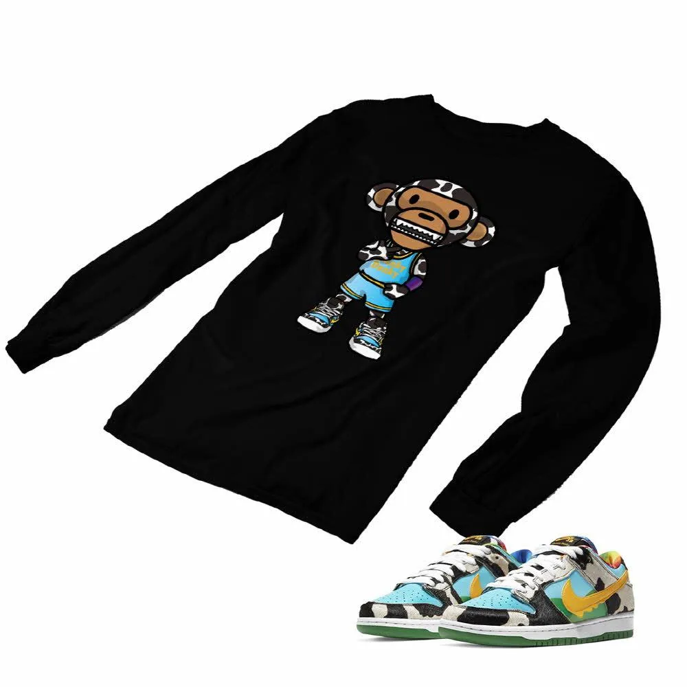 Nike Dunk Ben Jerry’s Matching Custom Designed Long Sleeve T shirt ND 1-2-6