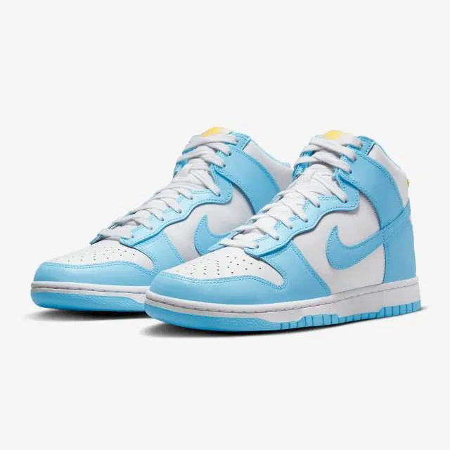 Nike dunk high (blue chill/ white/ amarillo yellow/ baby blue) men us 8-13 dd1399-401