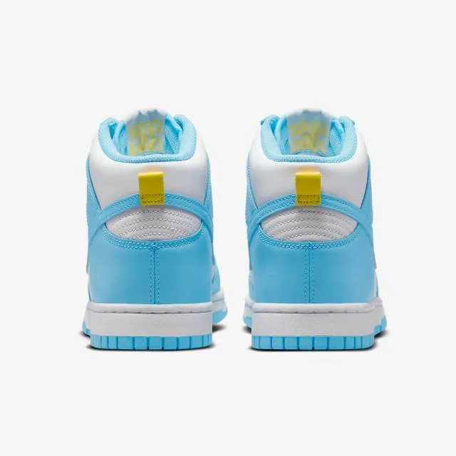 Nike dunk high (blue chill/ white/ amarillo yellow/ baby blue) men us 8-13 dd1399-401