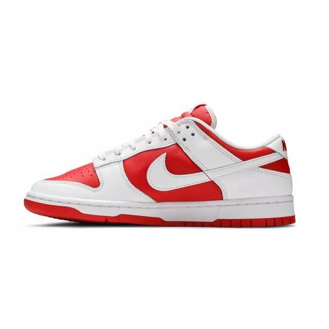 Nike dunk low (championship red/ university red/ white/ total orange) men us 8-13 dd1391-600