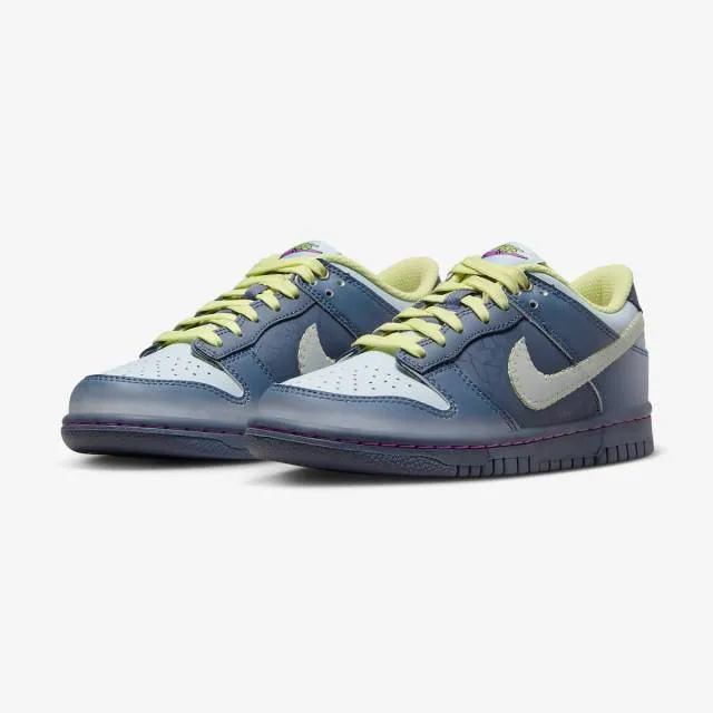 Nike dunk low gs (halloween i am fearless/ diffused blue/ blue tint/ luminous green/ fuchsia dream/