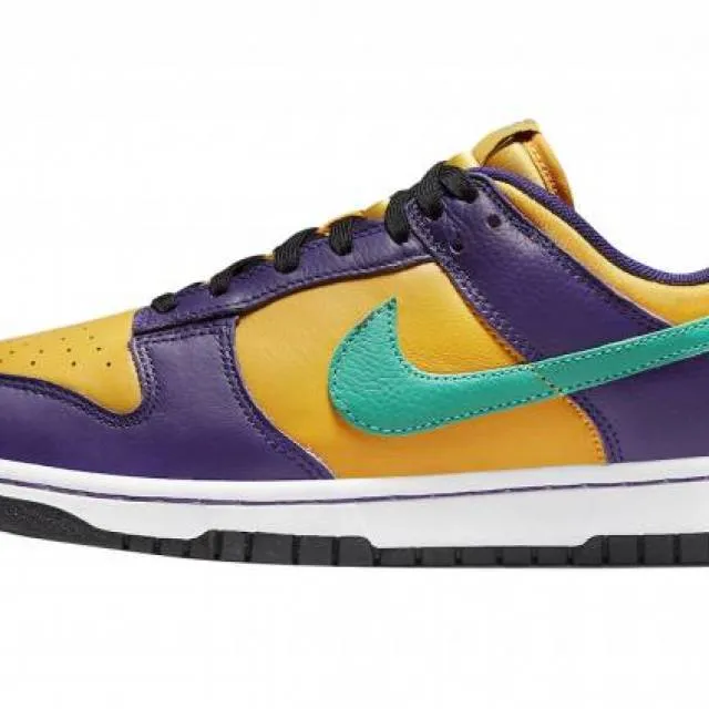 Nike dunk low lisa leslie court purple clear emerald lakers spark la