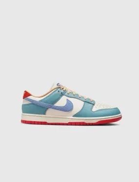 NIKE DUNK LOW PREM PALE IVORY/ ROYAL PULSE/ DENIM TURQUOISE   BLUE